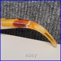 CUSTOM HAND CARVED MEERSCHAUM SKULL SMOKING PIPE MADE IN TURKEY WithCASE