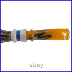 Calabash Tobacco Smoking Pipe Real Gourd Body Handmade Meerschaum Bowl S. Yanik