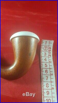 Calabash meerschaum smoking pipe, Turkish block Pipe, Hand carved pipe