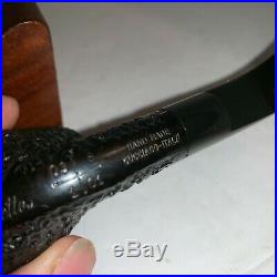 Caminetto Briar Smoking Pipe 03/8/1/01 Black Briar Curved NEW #19