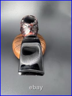Caminetto New Dear Wax Drip Bent Egg Unsmoked Tobacco Pipe