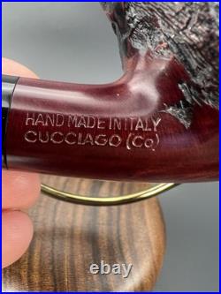 Caminetto New Dear Wax Drip Bent Egg Unsmoked Tobacco Pipe