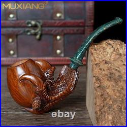 Carved Claw Holding Egg Tobacco Pipe Freehand Pipe Rusticated Briar Smoking Pipe