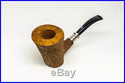Castello Large Great Line Old Antiquari Silver Band Tobacco Pipe NEW IN BAG