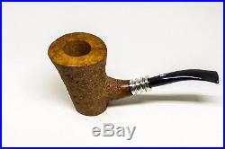 Castello Large Great Line Old Antiquari Silver Band Tobacco Pipe NEW IN BAG