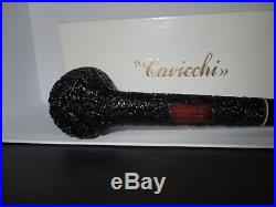 Cavicchi Sandblasted Billiard Vintage Smoking Pipe FRESH