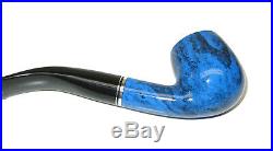 Chacom Atlas Blue Bleue Briar Tobacco Pipe Smooth Bent 5.5 EXACT PIPE SHOWN