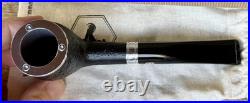 Chacom Baccara Sandblasted 186 Black Billiard Tobacco Pipe France New
