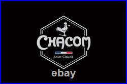 Chacom Baccara Sandblasted 186 Black Billiard Tobacco Pipe France New