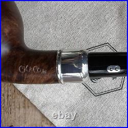 Chacom F3 France Smooth Churchwarden Briar Tobacco Pipe New