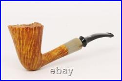 Chacom Fleur Natural Briar Smoking Pipe with pouch B1083