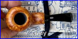 Chacom Reverse Calabash Orange Smooth Briar Tobacco Pipe France New