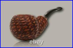 Chacom Reverse Calabash RC Rustic Briar Smoking Pipe-B1613