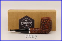 Chacom Rustic 1201 Briar Smoking Pipe with pouch B1770