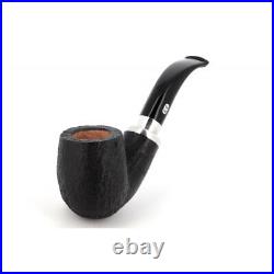 Chacom Skipper No 41 Black Sandblasted Full Bent Tobacco Smoking Pipe 6209K