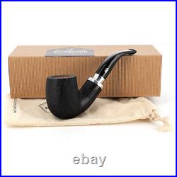 Chacom Skipper No 41 Black Sandblasted Full Bent Tobacco Smoking Pipe 6209K