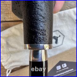 Chacom Skipper Sandblasted Black No. 995 Paneled Tobacco Pipe France New