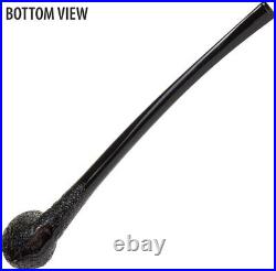 Churchwarden Pipe Italian Hand Crafted Long Stem Pipe, Wooden Long Pipe, Cl