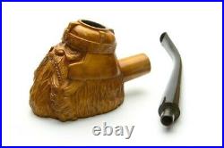 Churchwarden Smoking Tobacco Pipe Dwarf Gimli LOTR Wooden Handmade Carved KAF