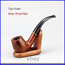 Classic Briar Pipe Wood Pipe Handmade Tobacco Pipe