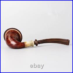 Classic Sherlock Holmes Calabash Pipe Handmade Briar Wooden Tobacco Smoking Pipe