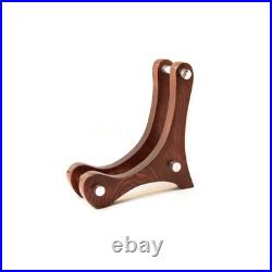 Classic wooden smoking tobacco Sherlock pipe set with tamper and stand