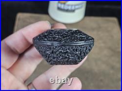 Corey Abb Brown Rusticated Squat Bulldog American Tobacco Pipe