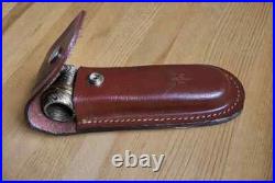 Custom Handmade Damascus Steel Collectible Smoking Pipe with Ashtray and Sheath