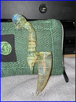 Custom Worked glass tobacco pipe