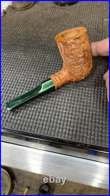 Custom made poker pipe, estate pipe, billiard pipe, brian doran, Briar Pipe