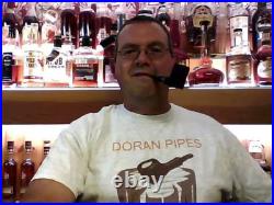 Custom made poker pipe, estate pipe, billiard pipe, brian doran, Briar Pipe