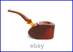 DEKO BENT SITTER BRIAR TOBACCO PIPE #104 Made to STAND UP & STAND OUT