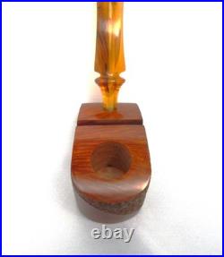 DEKO BENT SITTER BRIAR TOBACCO PIPE #104 Made to STAND UP & STAND OUT