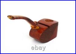 DEKO BENT SITTER BRIAR TOBACCO PIPE #104 Made to STAND UP & STAND OUT