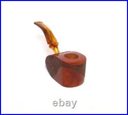 DEKO BENT SITTER BRIAR TOBACCO PIPE #104 Made to STAND UP & STAND OUT