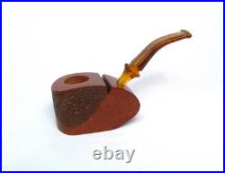 DEKO BENT SITTER BRIAR TOBACCO PIPE #104 Made to STAND UP & STAND OUT