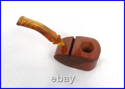 DEKO BENT SITTER BRIAR TOBACCO PIPE #104 Made to STAND UP & STAND OUT