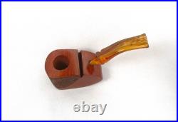 DEKO BENT SITTER BRIAR TOBACCO PIPE #104 Made to STAND UP & STAND OUT