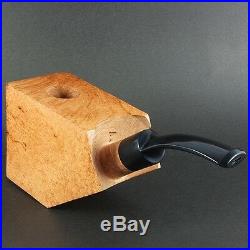 DIAMOND FINISH Tobacco Pipe Briar Wood Block BBB Pre Drilled Beginner DIY Kit