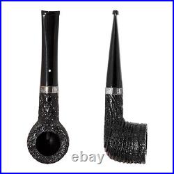 DUNHILL THE WHITE SPOT SHELL BRIAR 4106 Silver Roll Tobacco Smoking Pipe