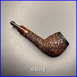 Dagner CWA Brown Rusticated tobacco pipe briar new unsmoked