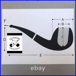 Dagner Pipes 2025 BLACK RUSTY CWA OG Devil Anse Tobacco Pipe Briar New Unsmoked