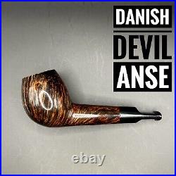 Dagner Pipes CWA Danish Stain Smooth Devil Anse Tobacco Pipe Briar New Unsmoked