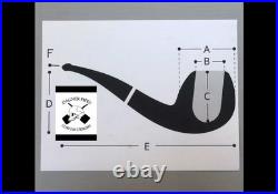 Dagner Pipes Custom Design 2026 Black Dublin Tobacco Pipe Briar New Unsmoked