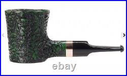 Dagner Shot Glass Poker Green Rusticated tobacco pipe briar new unsmoked