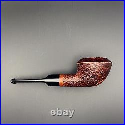 Dagner Squat Bulldog Sandblasted tobacco pipe briar new unsmoked