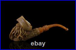 Davy Jones Meerschaum Pipe handmade tobacco smoking pfeife with case