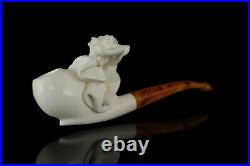 Deluxe nude Lady Meerschaum Pipe handmade smoking tobacco pfeife with case