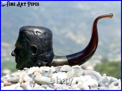 Dr. Frankenstein´s Monster Olive Wood Tobacco Pipe M-284 by Oguz Simsek