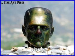 Dr. Frankenstein´s Monster Olive Wood Tobacco Pipe M-284 by Oguz Simsek